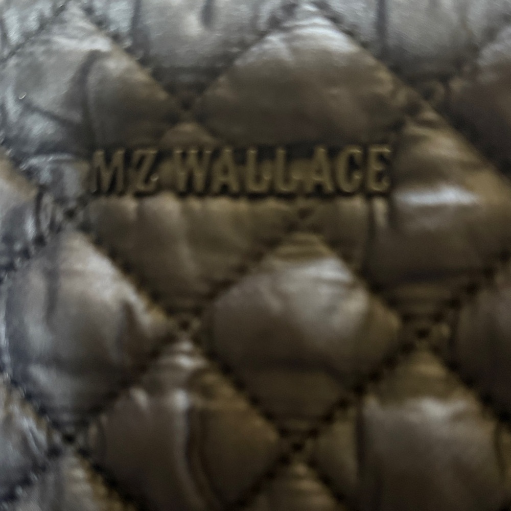 Quilted Black MZ Wallace make-up bag - Picture 2 of 6